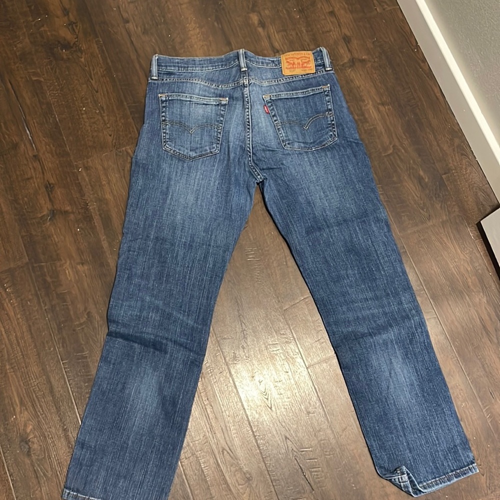 Levi’s blue faded jeans